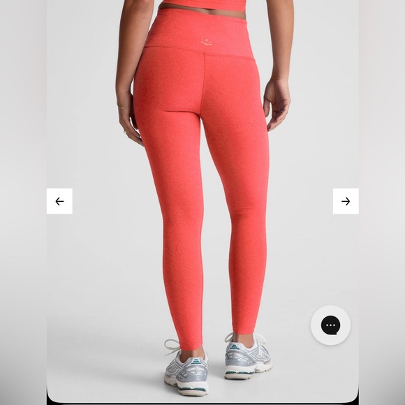 NWT Beyond Yoga Caught in the Midi Leggings - Ash Red - Picture 4 of 7